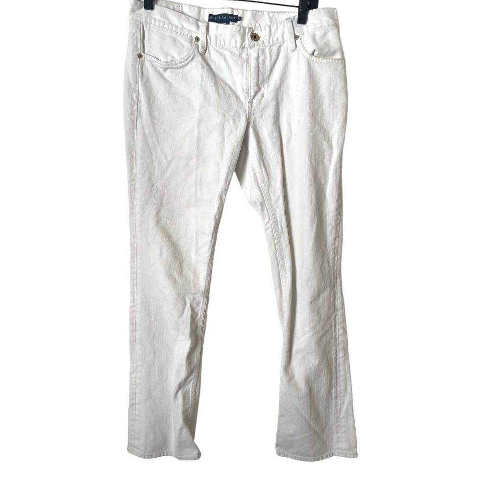 Ralph Lauren Blue‎ Label White Bootcut Jeans 30